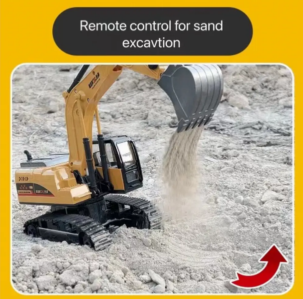EXCAVADORA A CONTROL REMOTO
