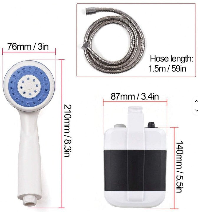DUCHA PORTATIL RECARGABLE
