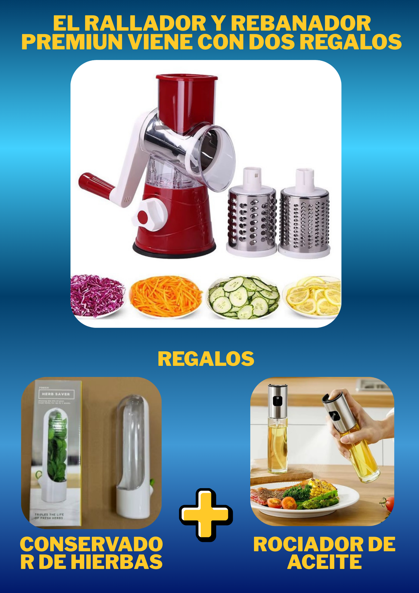 RALLADOR REBANADOR PREMIUN