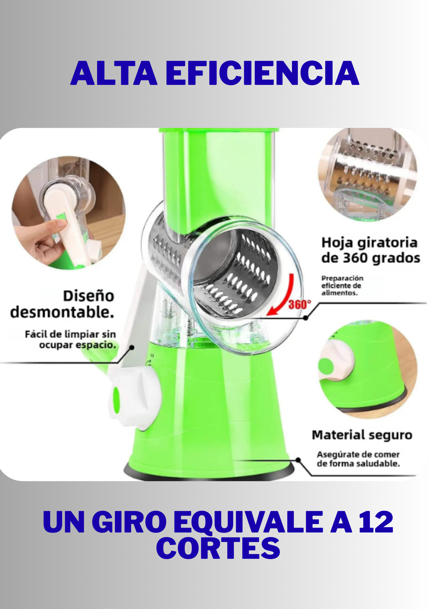 RALLADOR REBANADOR PREMIUN