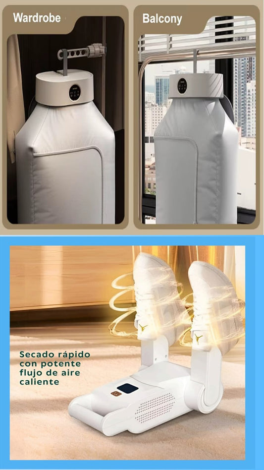 KIT DE SECADO PORTATIL DE ROPA Y CALZADO